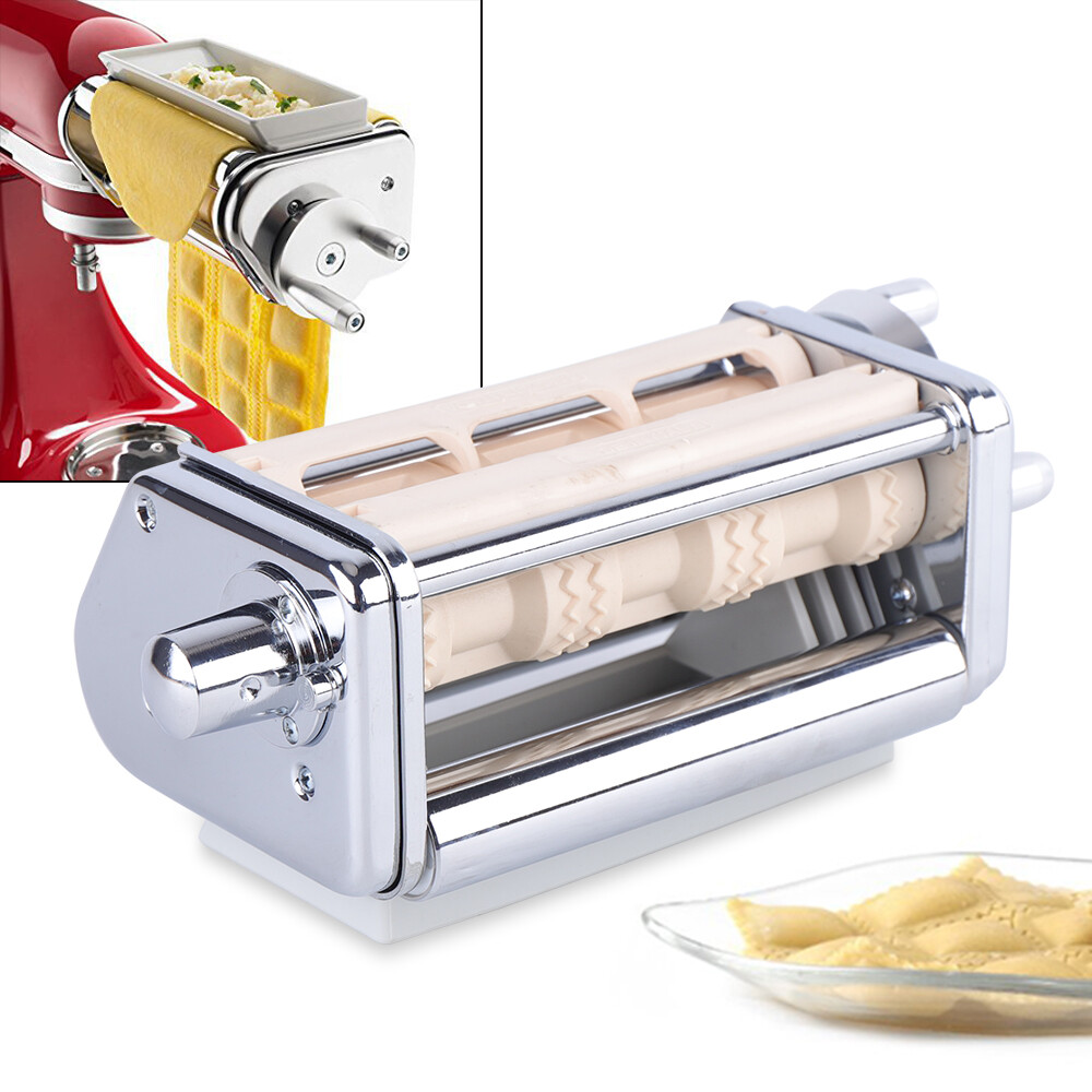Kitchen Pasta Aid Attachment &Ravioli Attachment for Kitchen Stand Mixers Set US