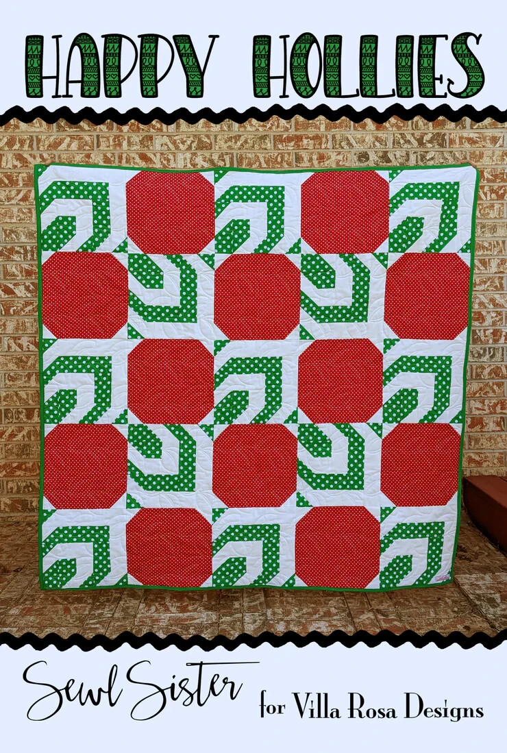 Happy Hollies Quilt Pattern