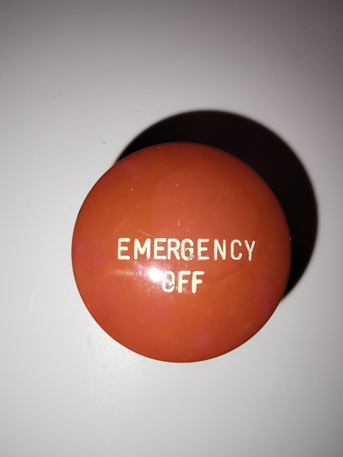 Mushroom Top Emergency Off Switch/Punch Button - Allen-Bradley - Vintage Cool!