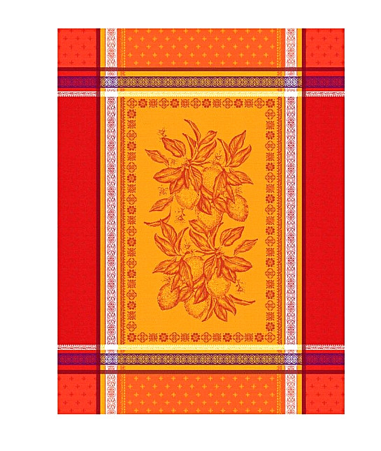 NWT: FRENCH PROVENCAL 100% COTTON JACQUARD DISH KITCHEN TOWEL - MADE IN FRANCE