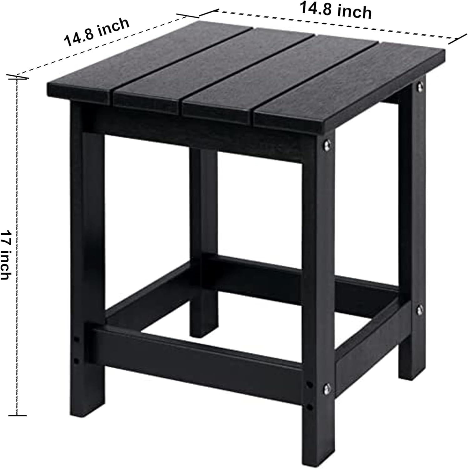 Adirondack Square Outdoor Side Table Patio Pool Composite Patio Table