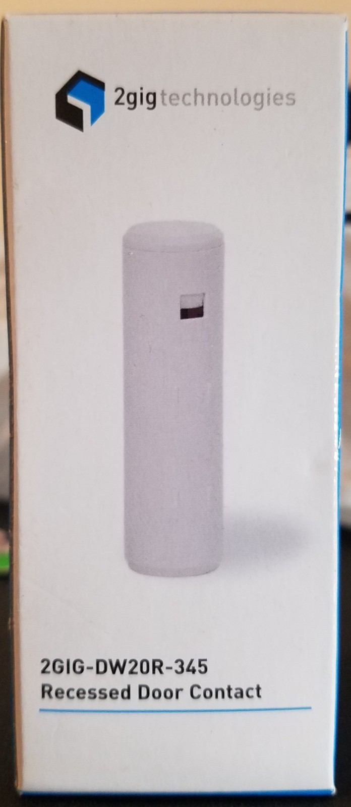 2GIG WIRELESS RECESSED DOOR CONTACT | 2GIG-DW20R - NIB