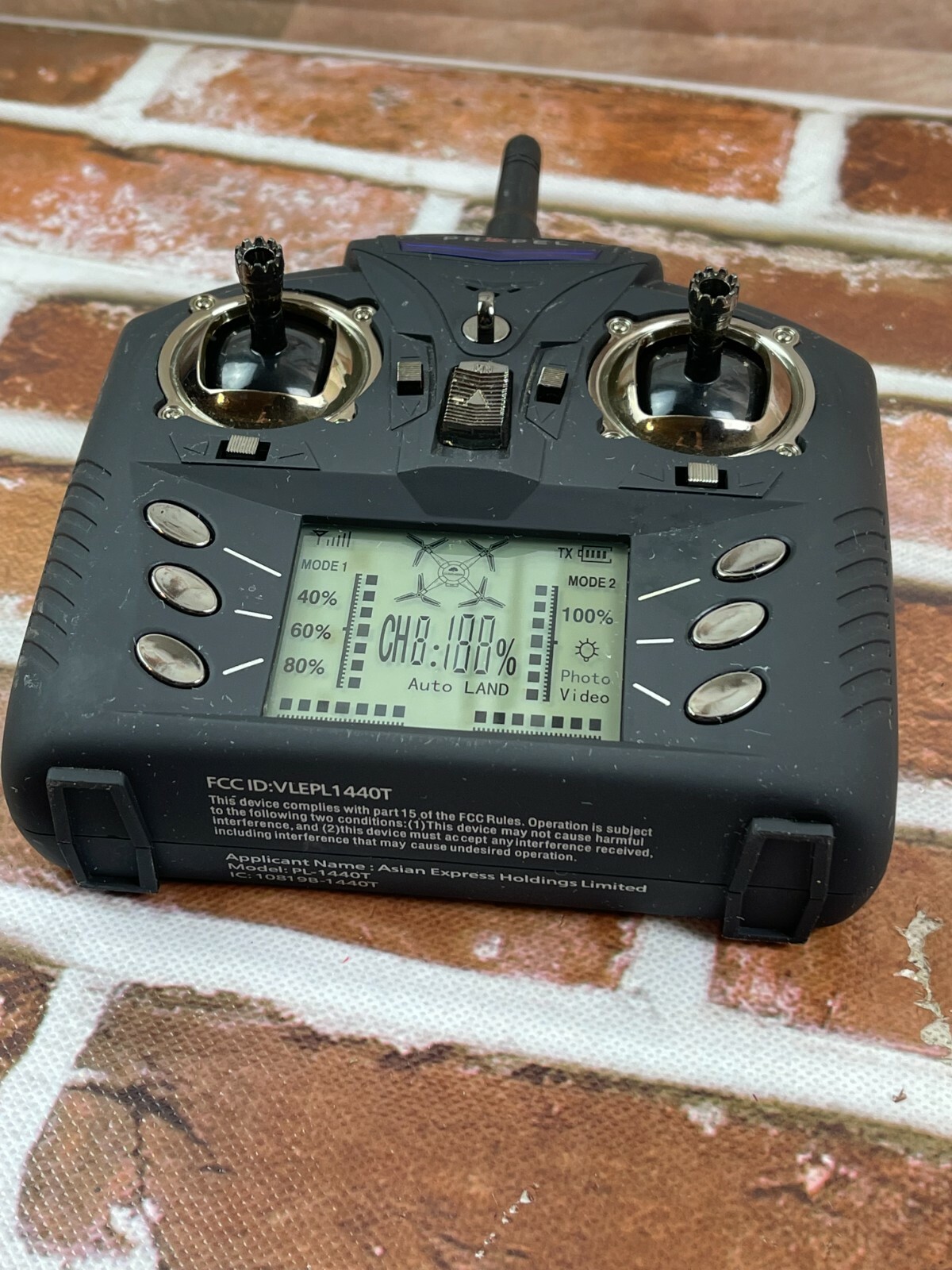 Propel Cloud Rider 2.0 Remote Control controller Model PL-1440T