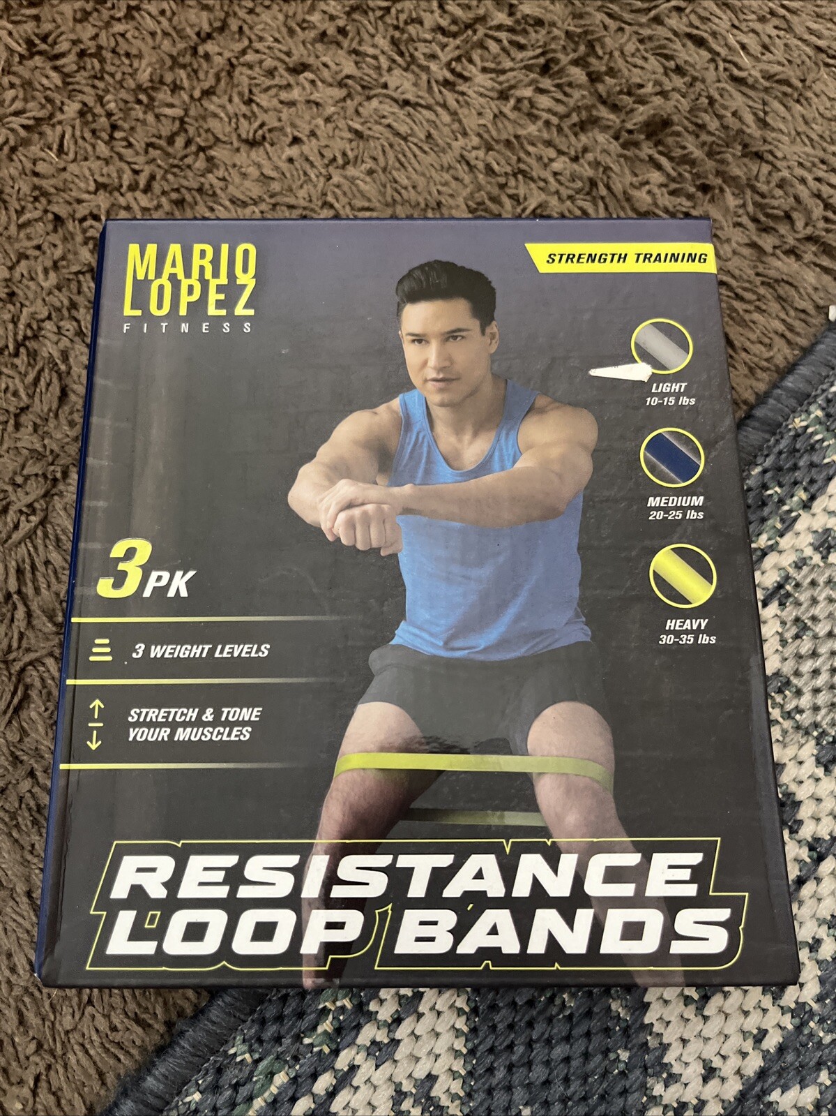 Mario Lopez Fitness Resistance Loop Bands