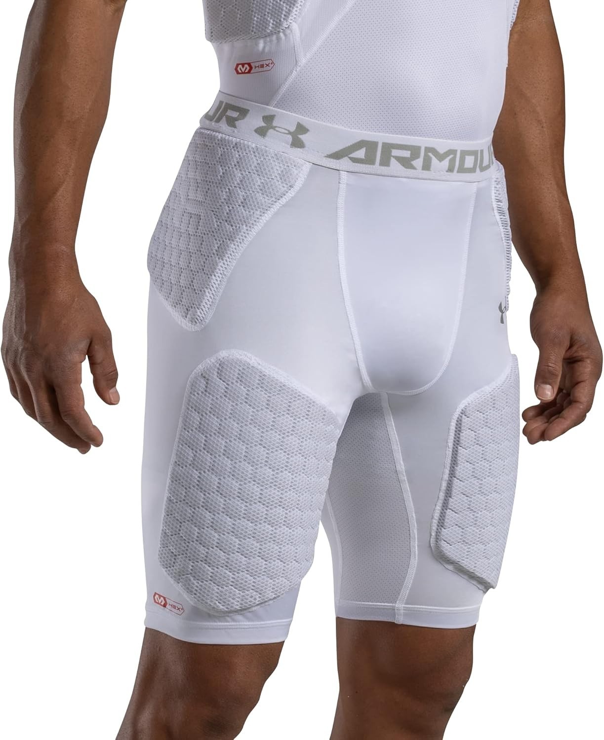 Under Armour Gameday Armour 5-Pad Football Girdle Shorts Men's XL White NWT $70