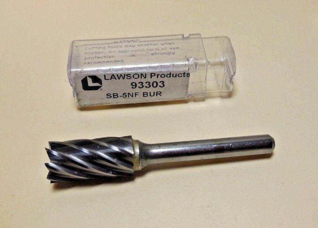 Lawson SB-5NF/93303 Solid Carbide Bur 1/4 - Made In USA