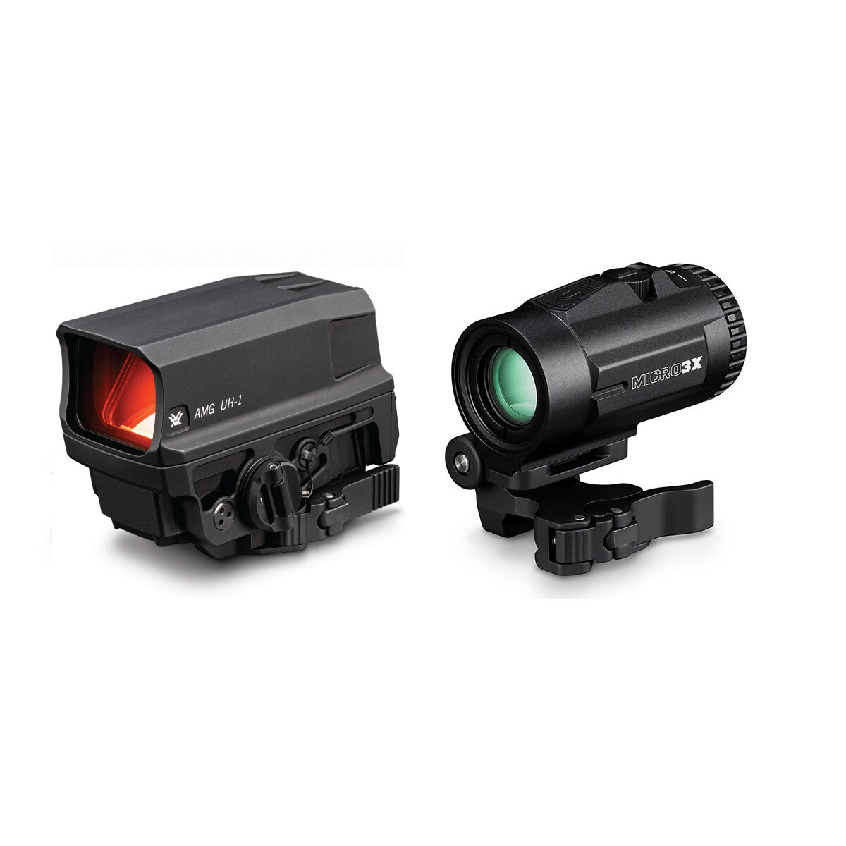 Vortex AMG UH-1 Gen II Holographic Sight w/Micro 3x Magnifier Bundle BNDL-UH1-3X