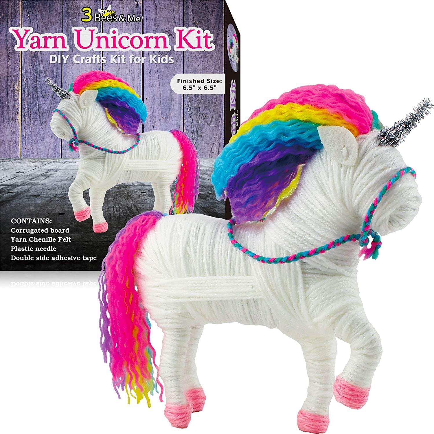 Yarn Unicorn Craft Kit for Girls and Boys - Unicorn Arts & Gift for Tweens