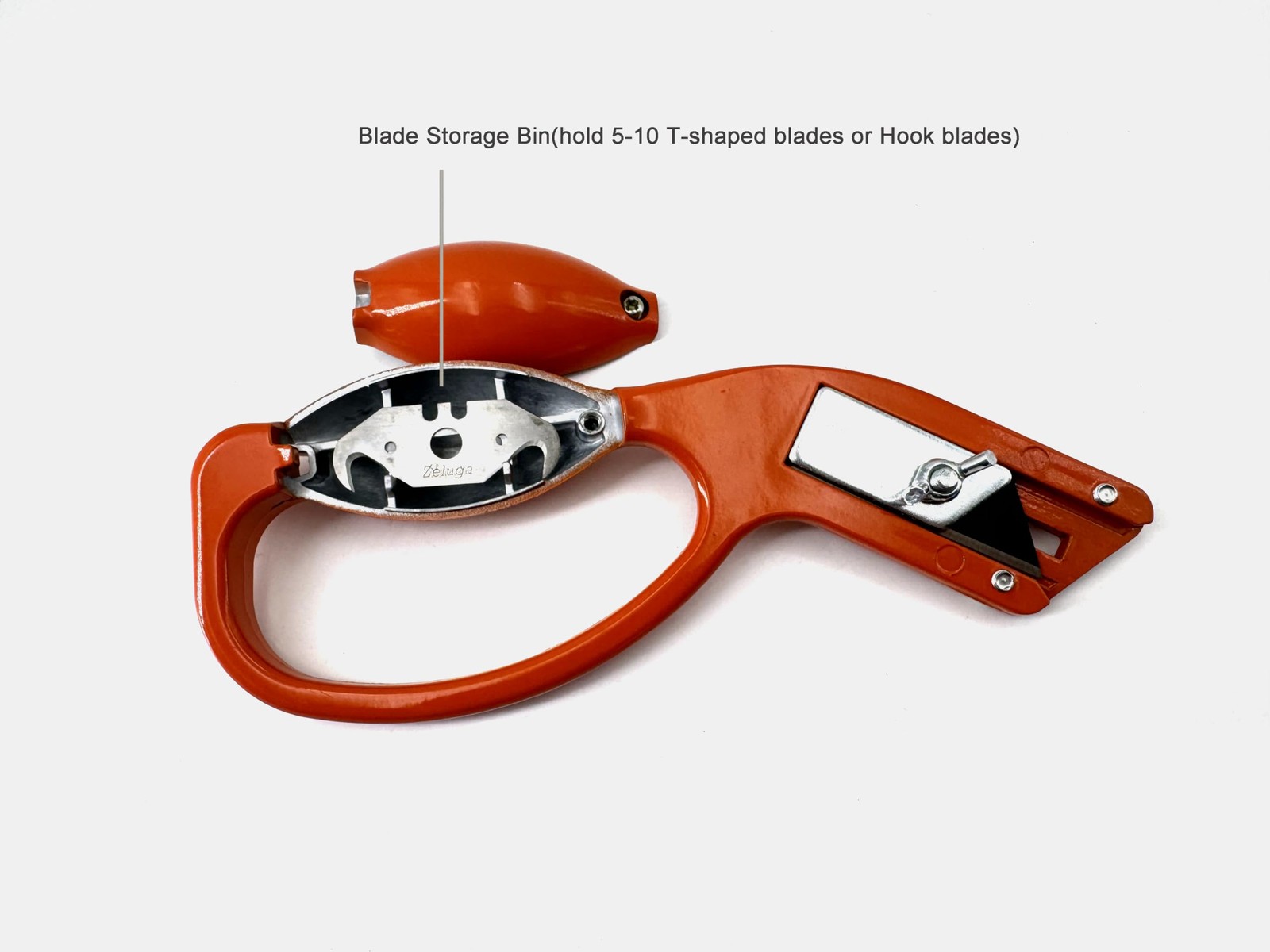 19537 Angle Utility Knife Secure Locking & Integrated Blade Storage Roofing Knif