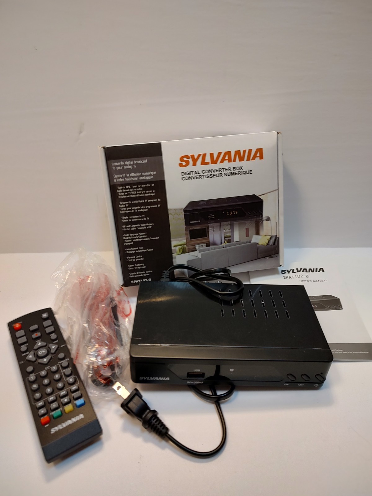 Sylvania Converter Box Model # SPAT102-B