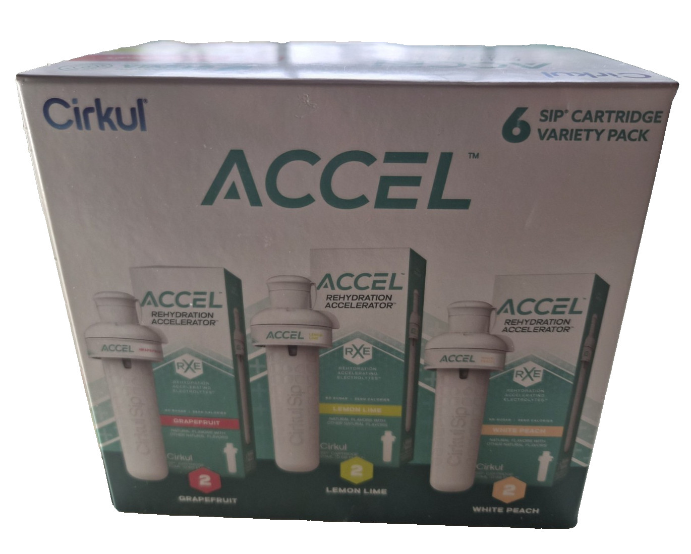 Cirkul Accel Flavor Cartridges 6 PACK Electrolytes NEW and SEALED