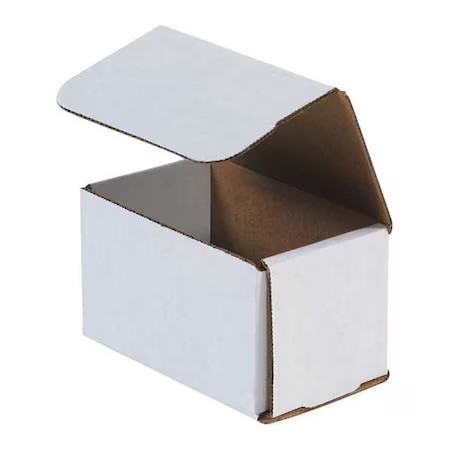 5 In X 3 In X 3 In Inside H, Literature Mailer, White, Corrugate, Single Wall,
