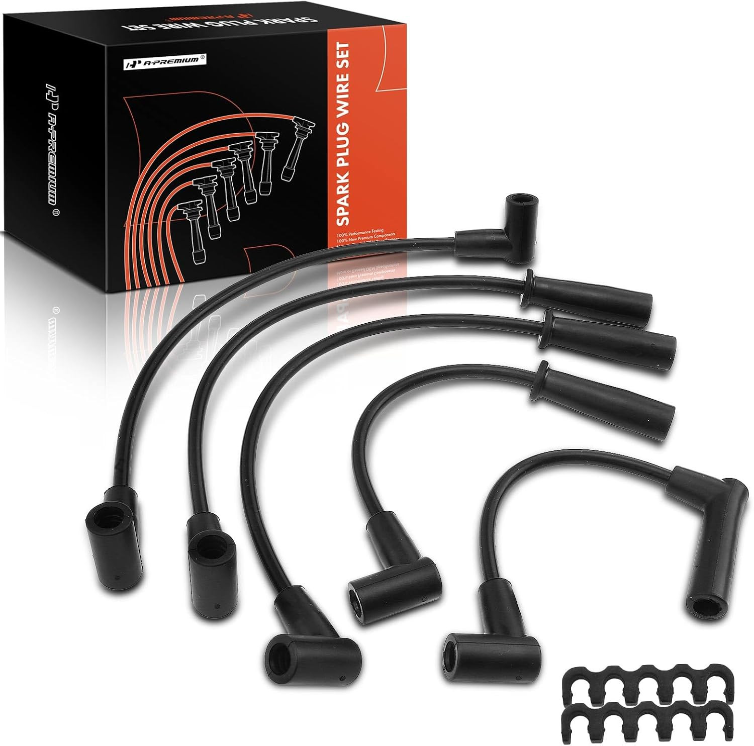 Spark Plug Ignition Wire Set Jeep Wrangler Cherokee Dakota 2.5L 1991-2002