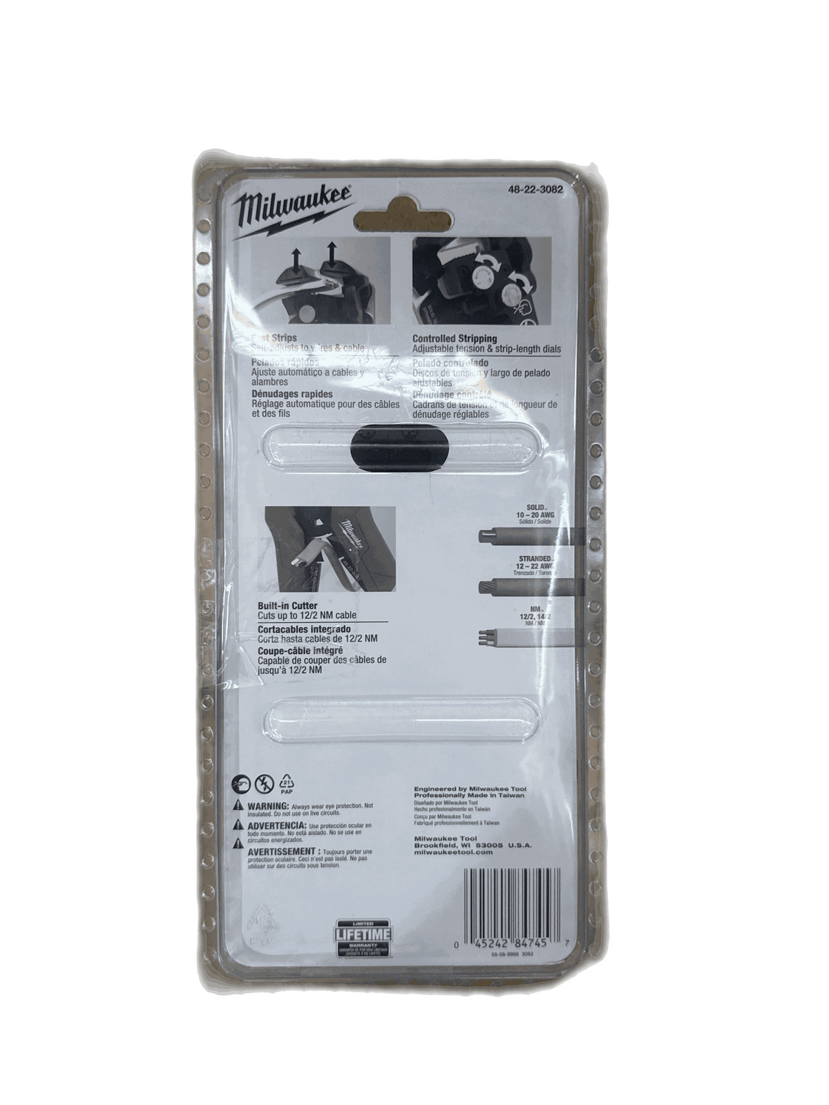 Milwaukee Self-Adjusting Wire Stripper/Cutter with Comfort Grip