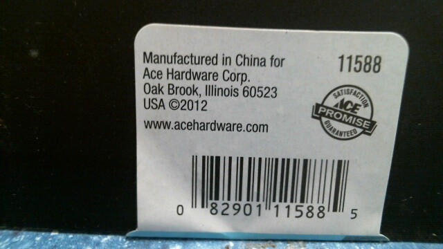 ACE 3" Disposable Putty Knife Black (11588) FS