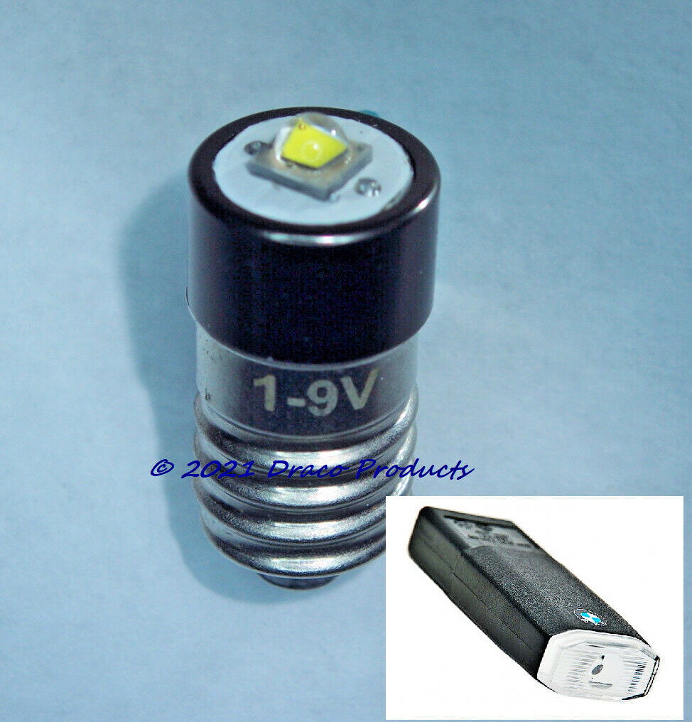 BMW Glove Box Flashlight 255 Lumen Cree XPG-2 LED Upgrade Bulb MES E10 ScrewBase
