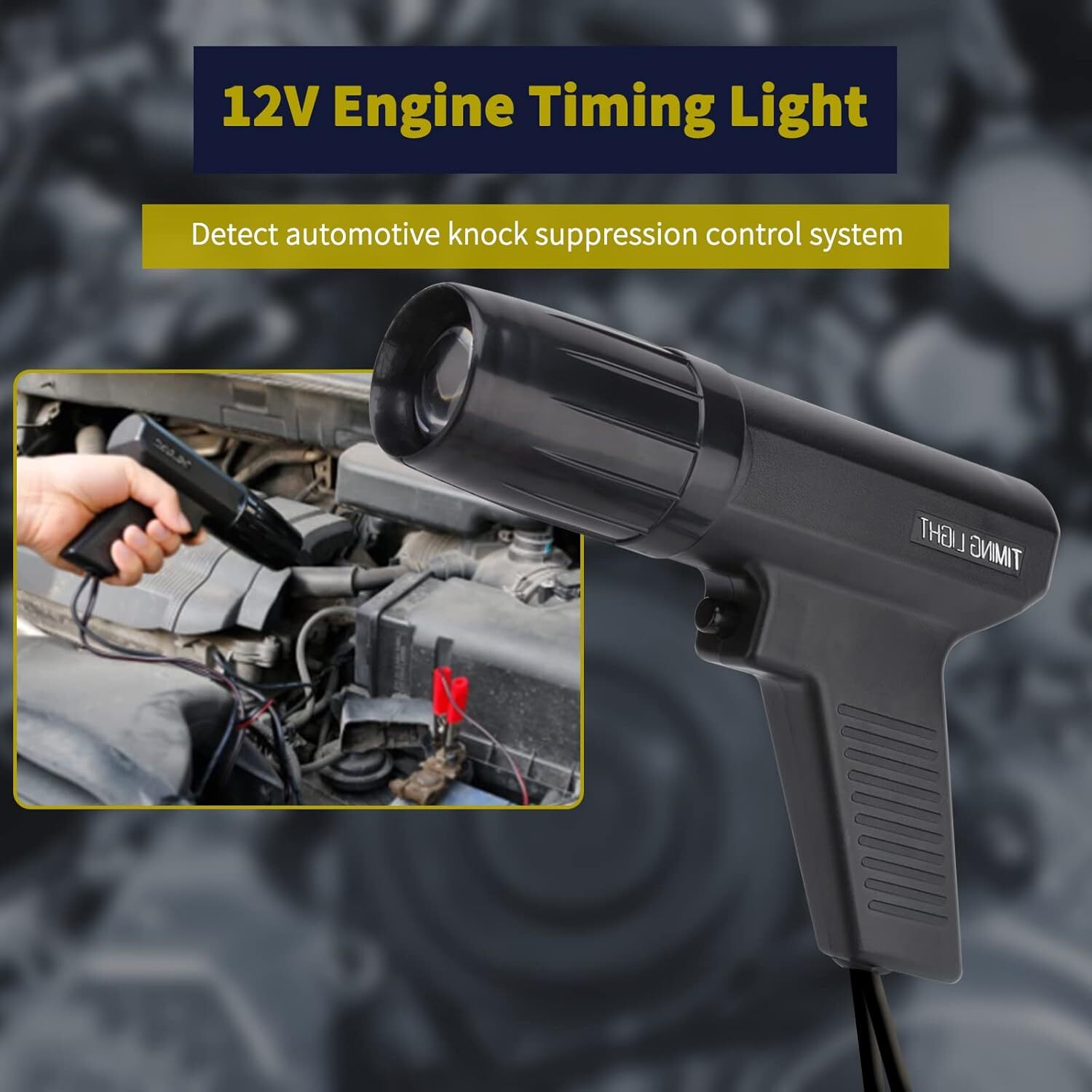 Ignition Timing Light Automotive Engine Ignition Inductive Timing Light Gun 12V
