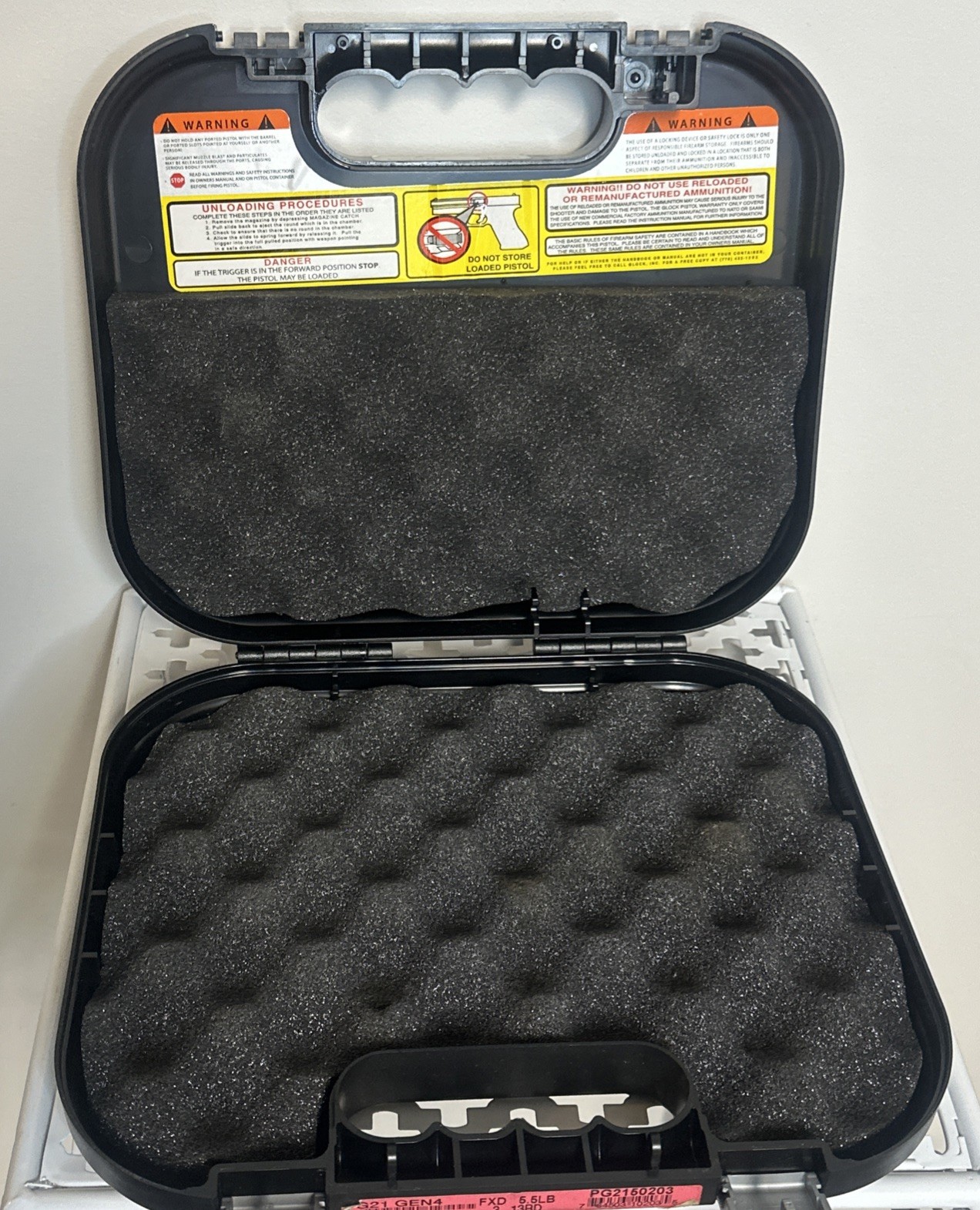 Glock Pistol Case Black