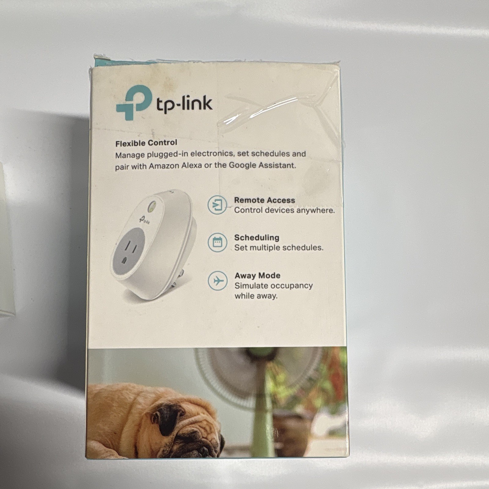 TP-LINK HS100 Smart Wi-Fi Plug White, Alexa/Google, App Remote Scheduling