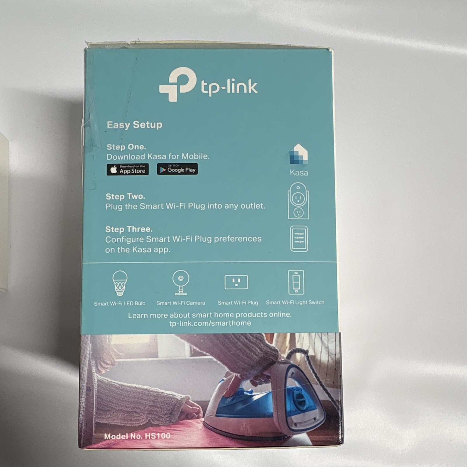 TP-LINK HS100 Smart Wi-Fi Plug White, Alexa/Google, App Remote Scheduling