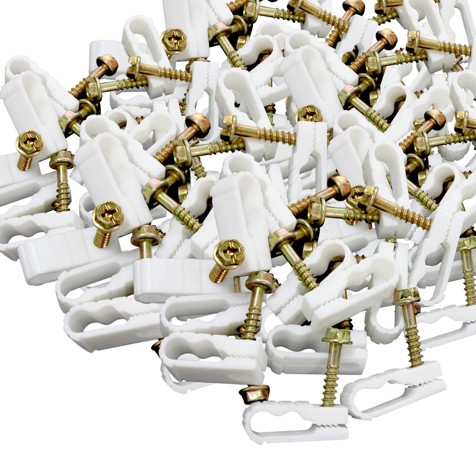 Coaxial Cable Clips - Cable Holder - Wire Clips - Siding Clips for Hanging - ...