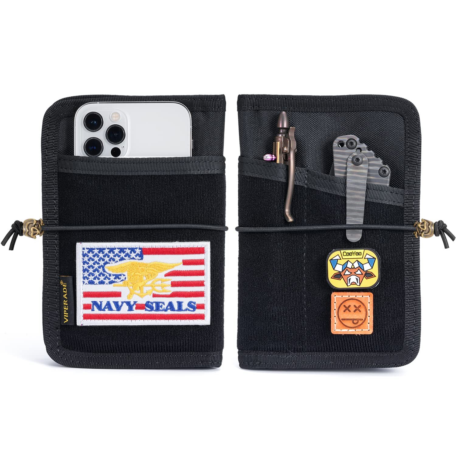 Ve11 Pocket Journal Pouch Edc Wallet Small Notebook Cover Nylon Journal Cover Fo