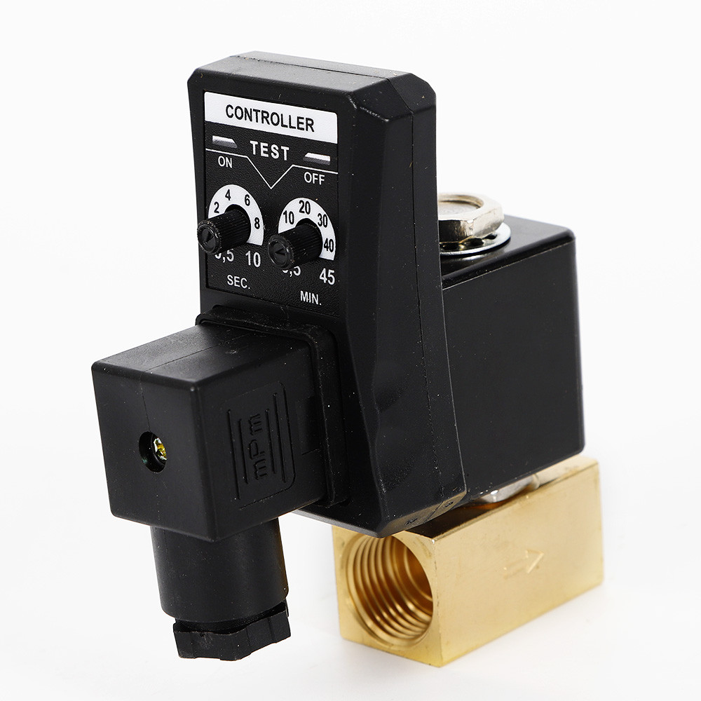 Compressor Automatic Electronic Timed Air Tank Timing Water Drain Valve Timer US