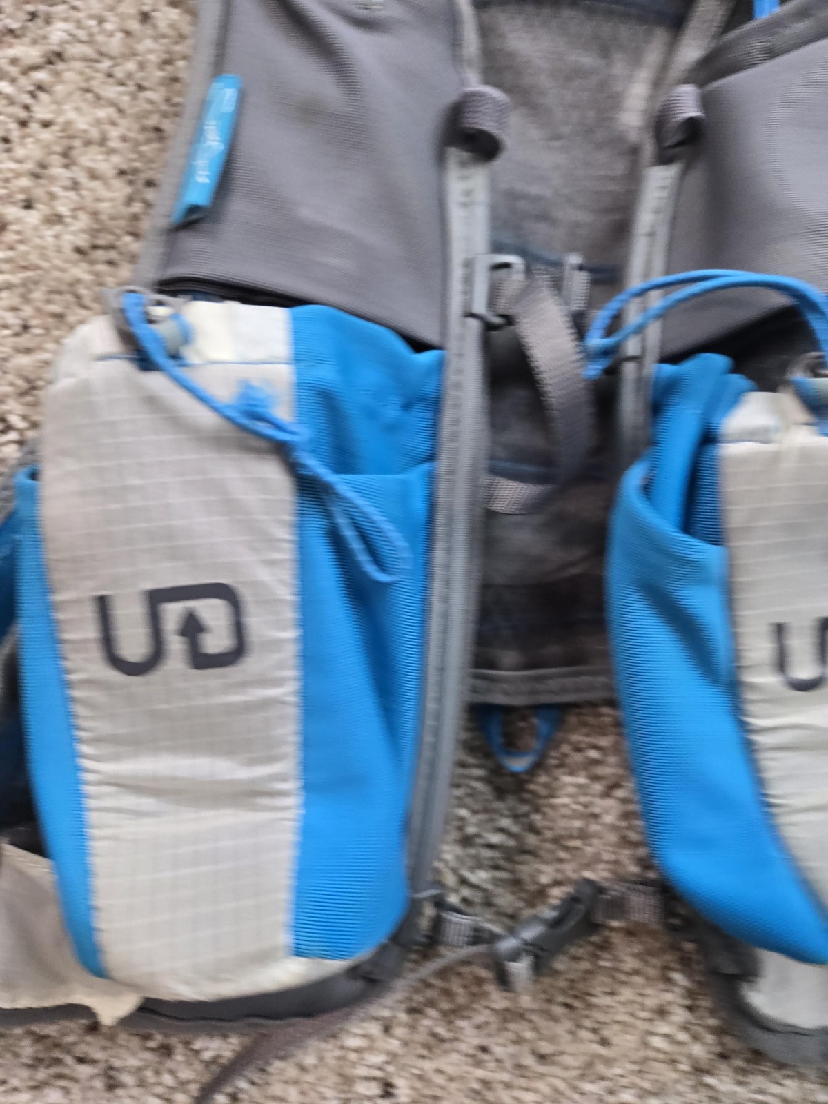 Ultimate Direction Hydration Vest Gray 32 Trail Running Pack UD Pockets