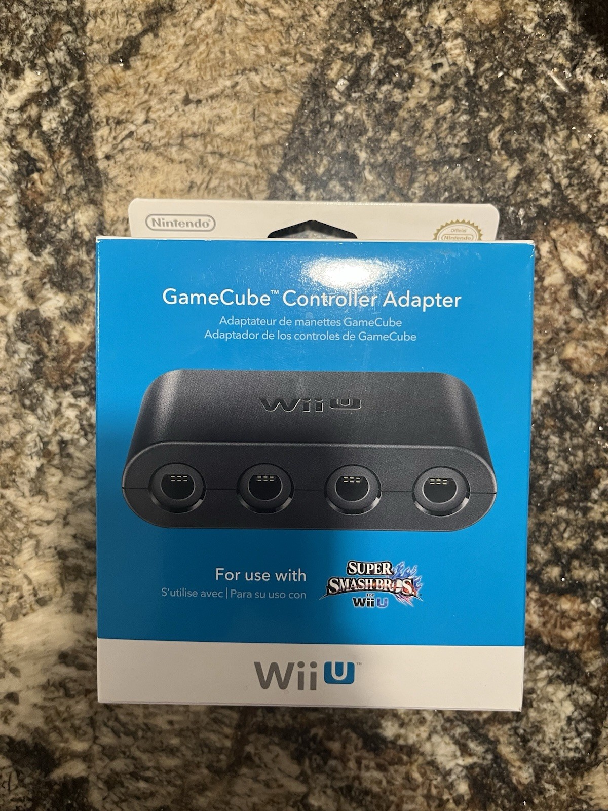 Nintendo Wii U GameCube Controller Adapter - BRAND NEW / NEVER OPENED