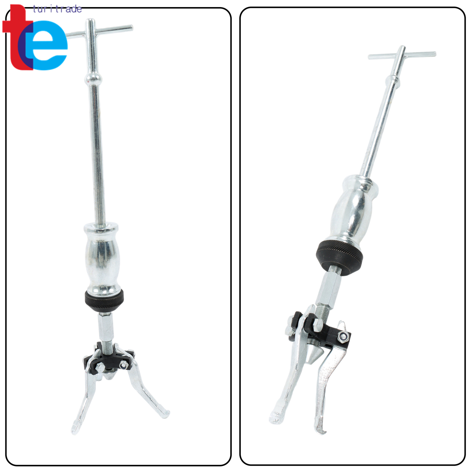 Gear Bearing Slide Hammer Puller Set 3 Jaw Internal External Puller Tool Kits