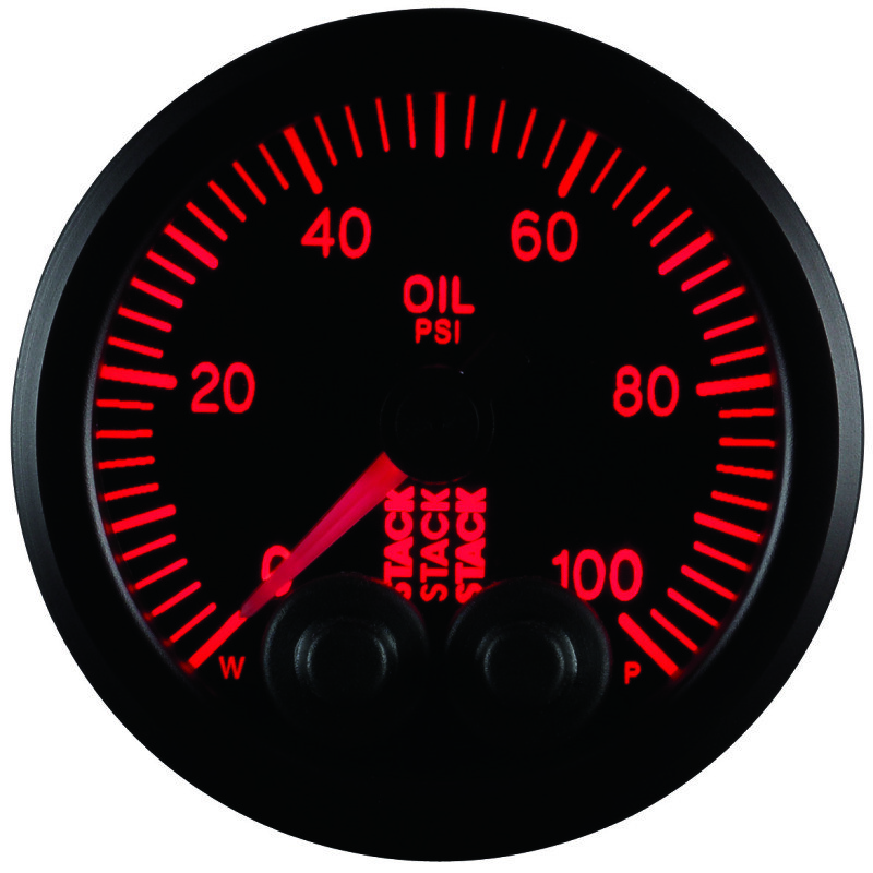 AutoMeter ST3502 for Stack Instruments Pro Control 52mm 0100 PSI Oil Pressure