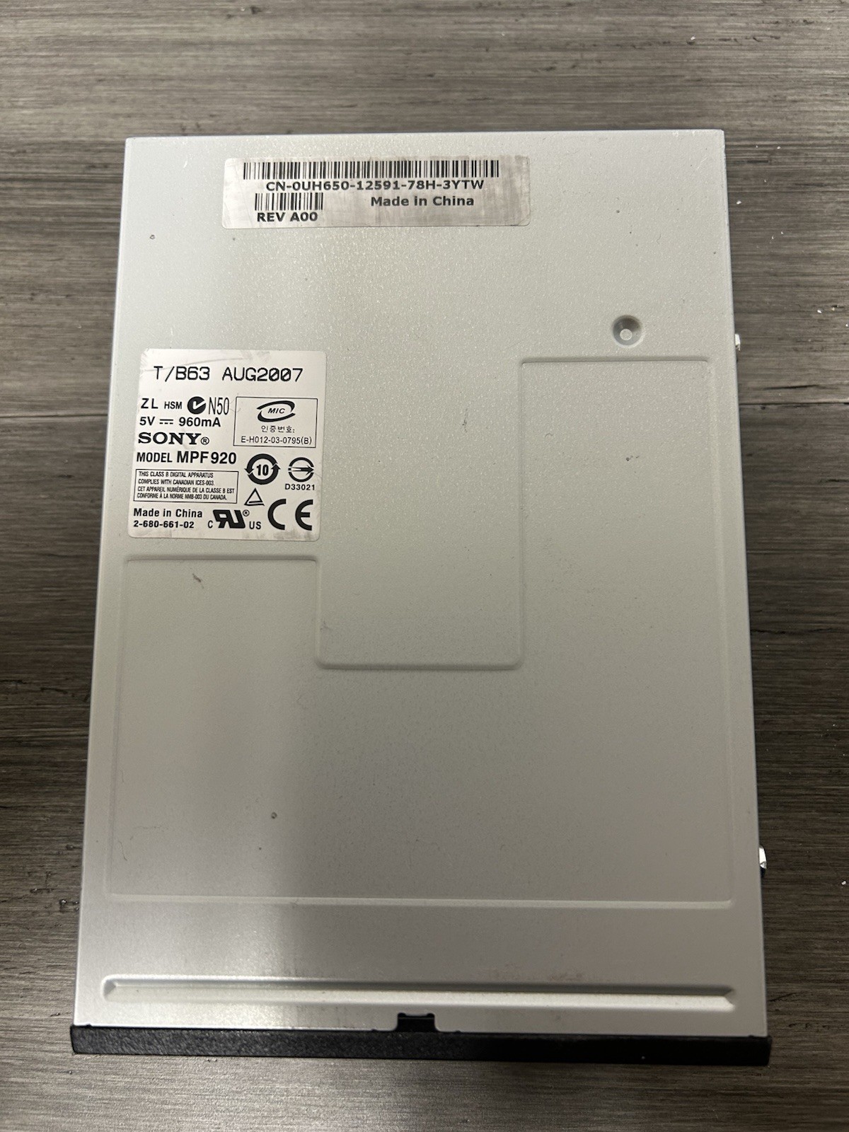 sony mpf920 Rev A00 2 Untested Units