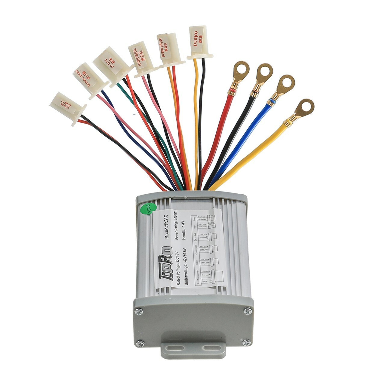 48V 1000W Brush Motor Controller Throttle for Scooter ATV Bicycle Go kart