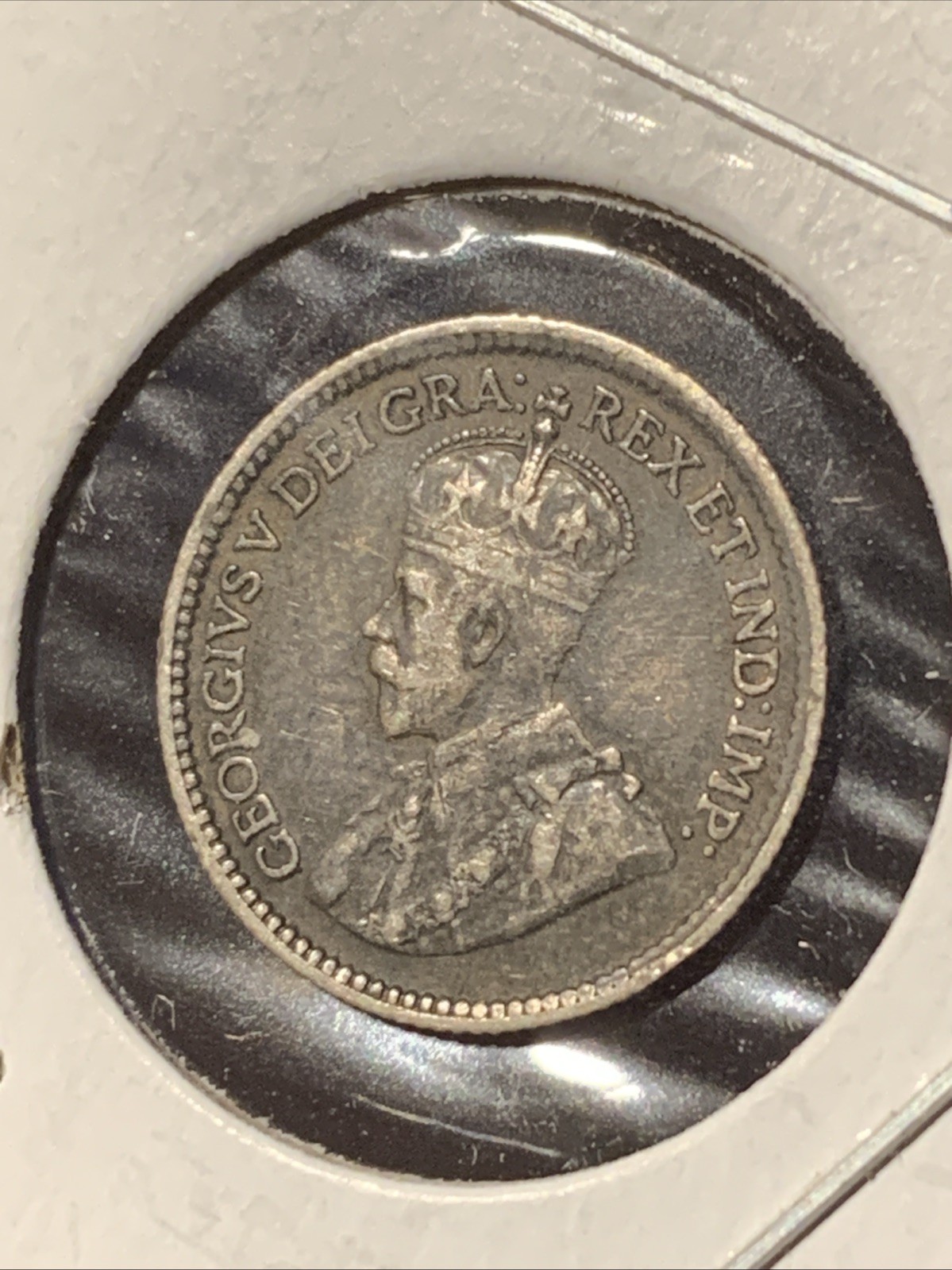 1919 Canada 5 Cent ~ SILVER HIGHER GRADE ~