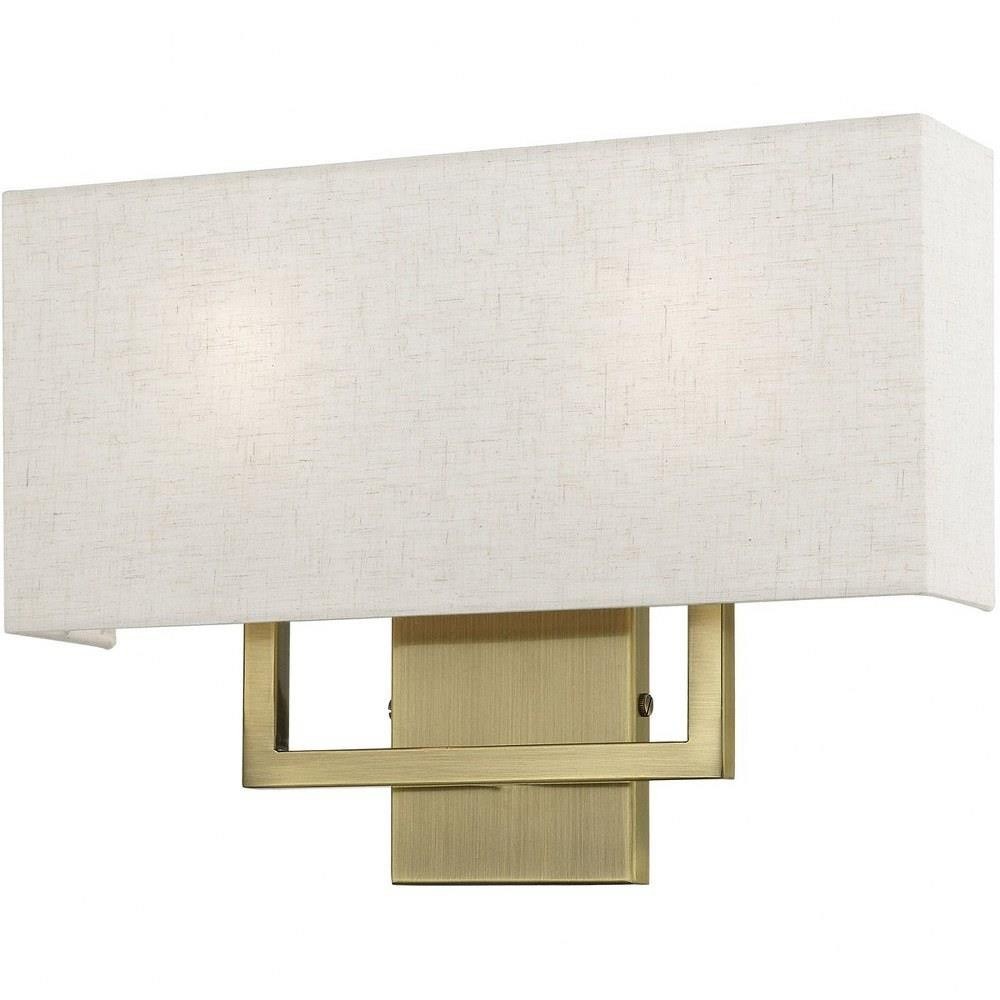 2 Light ADA Wall Sconce In Timeless Style-12 Inches Tall and 16 Inches