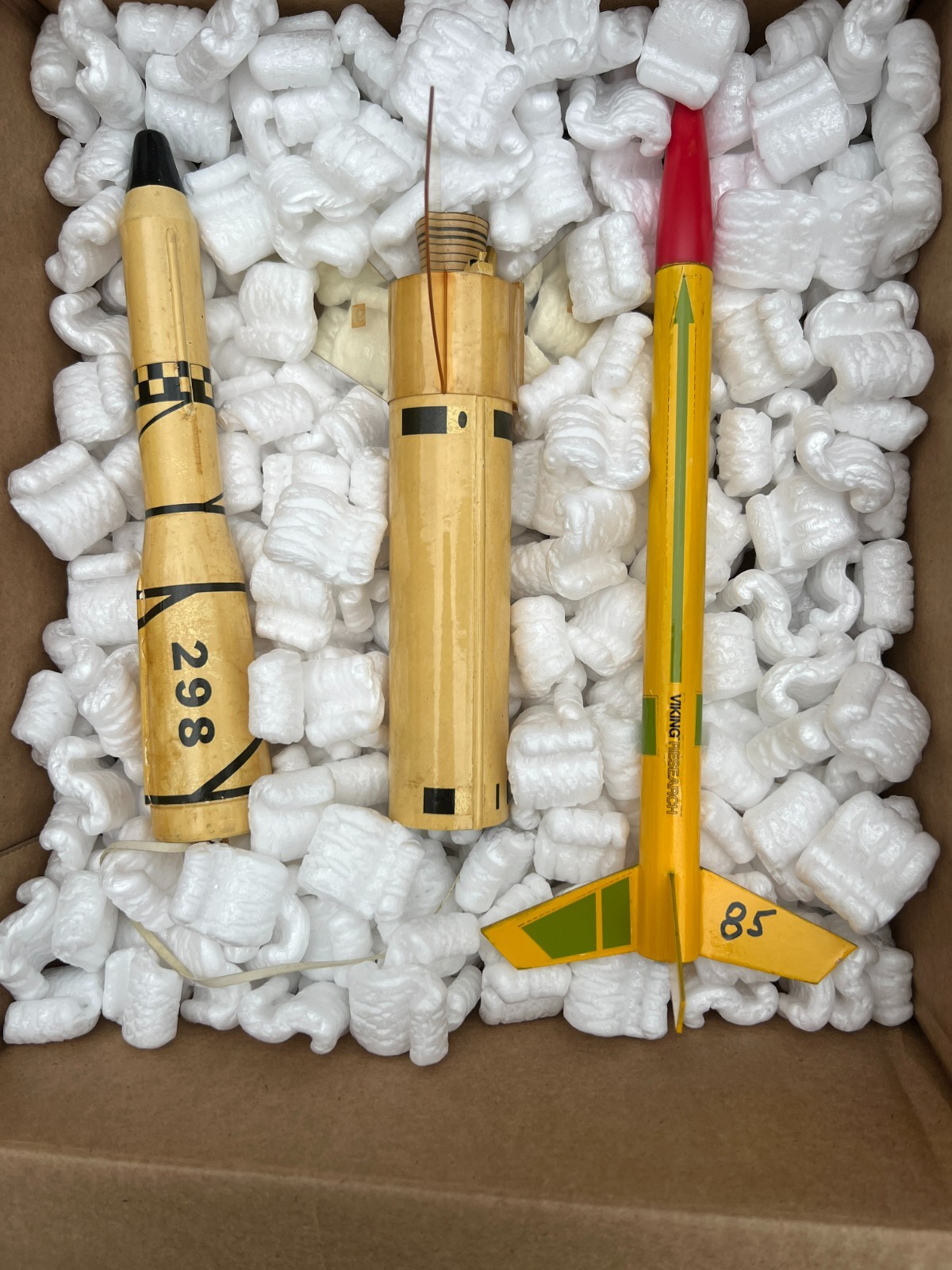 Estes Pre Built Kit 28 & Kit 1949 Thor-Agena B & Viking