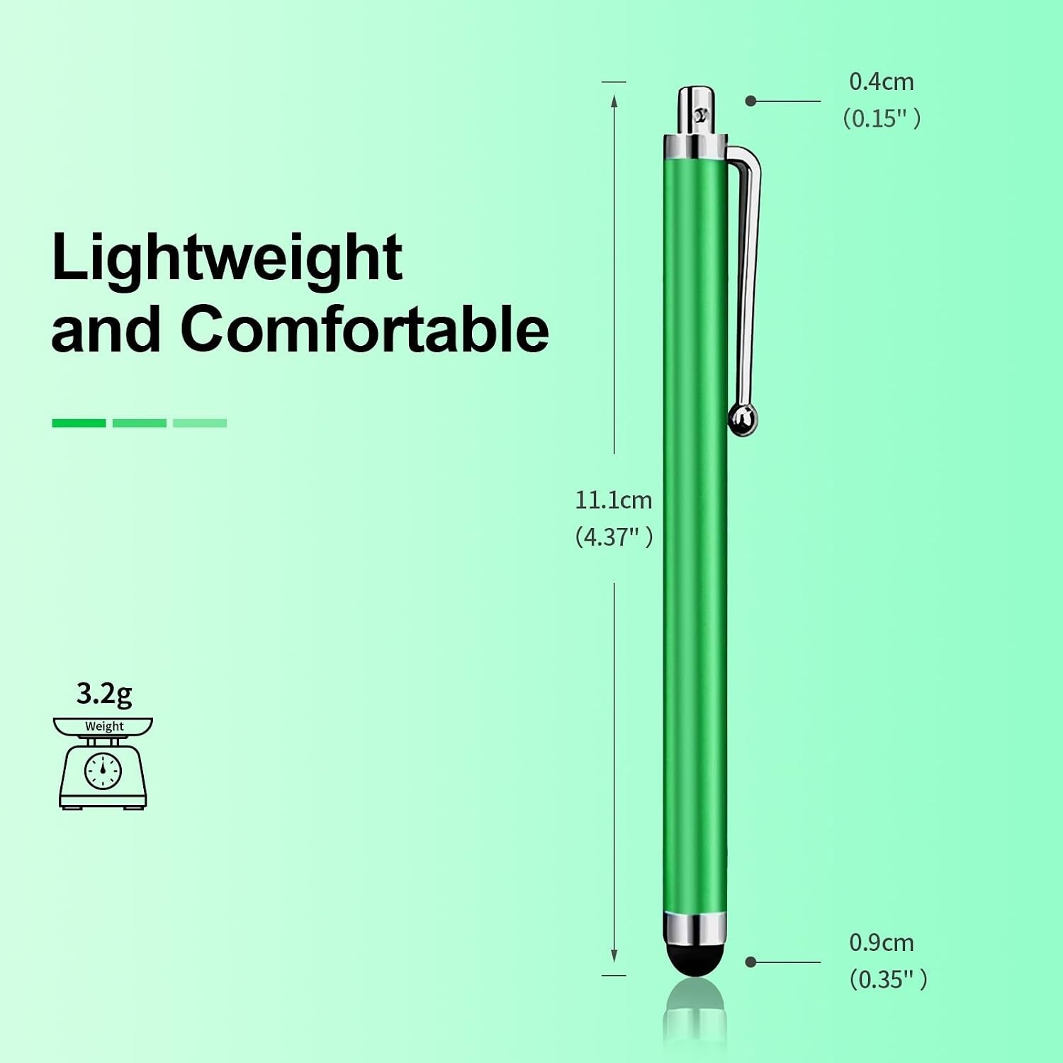 Versatile 20-Pack Stylus Pens for Touchscreens - Perfect Gift for Digital Users