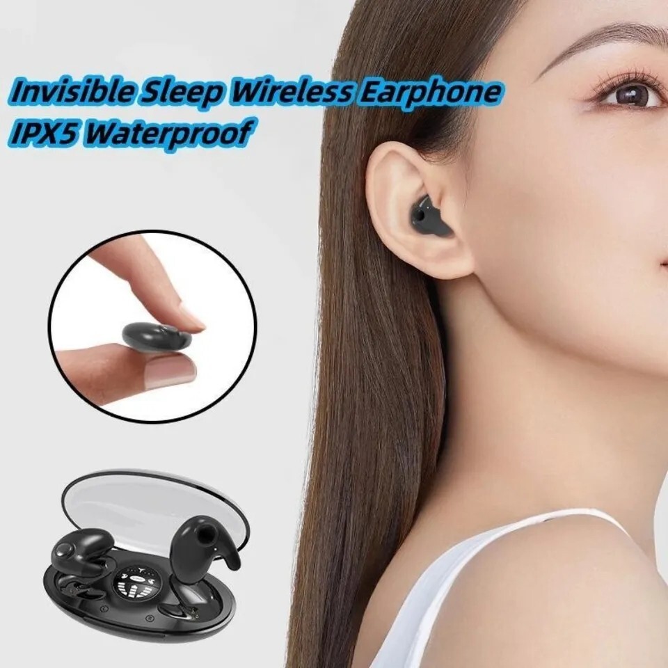 Bluetooth 5.3 Wireless Earphone Invisible Earbud Waterproof Headset For iPhone