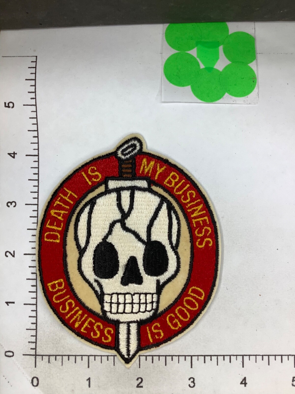 US MILITARY DEATH IS MY BUSINESS IS GOOD THANKS PATCH