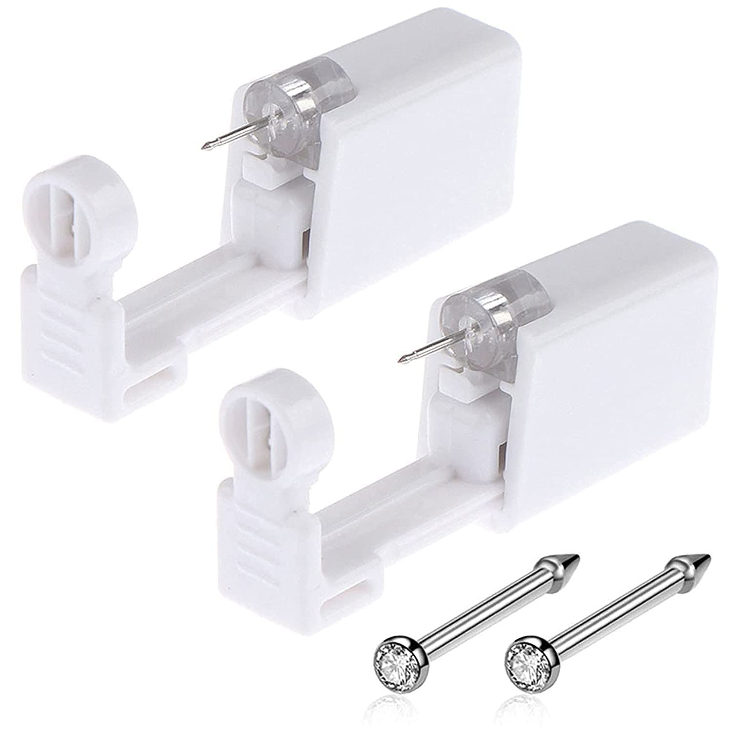 Nose Piercing - 2 Pack Self Nose Piercing Kit Unit Disposable Nose Piercing