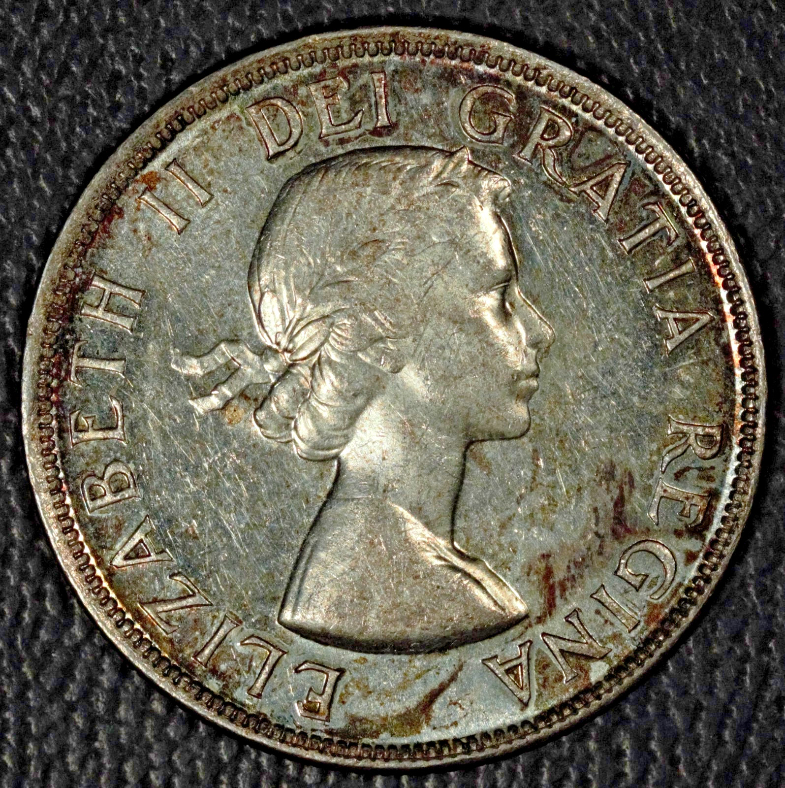 1953 Canada One Dollar, AU+, Lots of Luster, Light Toning