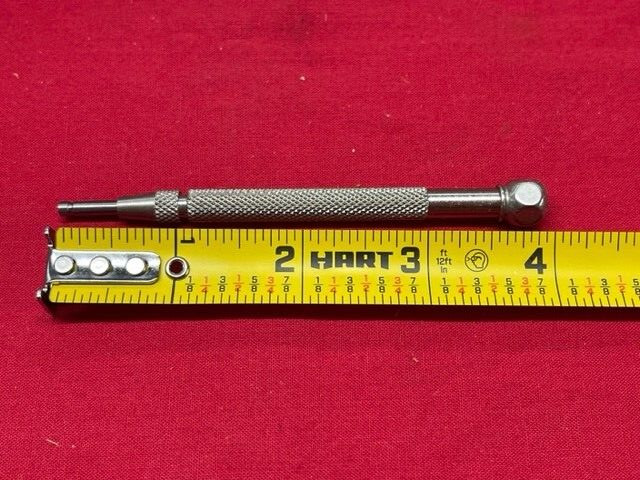 Starrett 70AX Pocket Scriber 2-3/8" Point Length, 1/4" Handle Diameter, Carbide