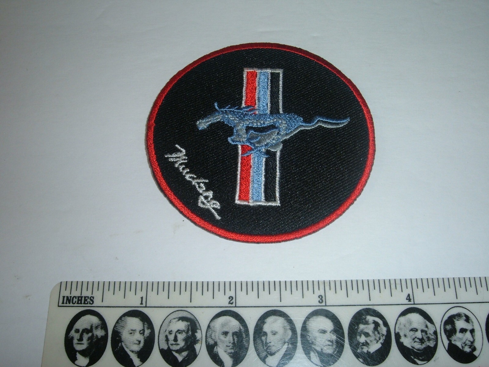 Ford Mustang Iron On Patch BRAND NEW.    USA Seller