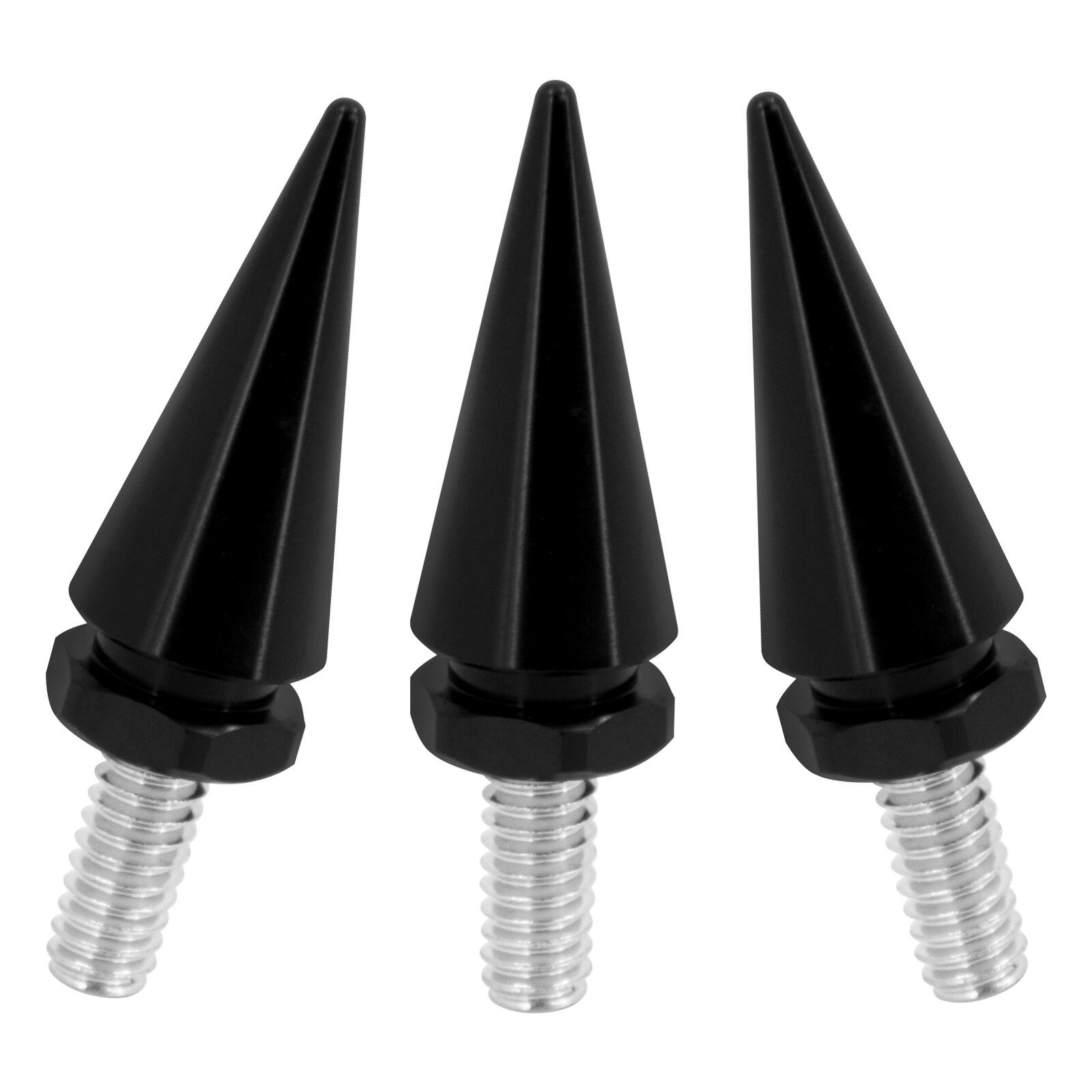 3xImpaler Spike Wind Black Screen Windshield Bolt For Electra Street Glide 96-13
