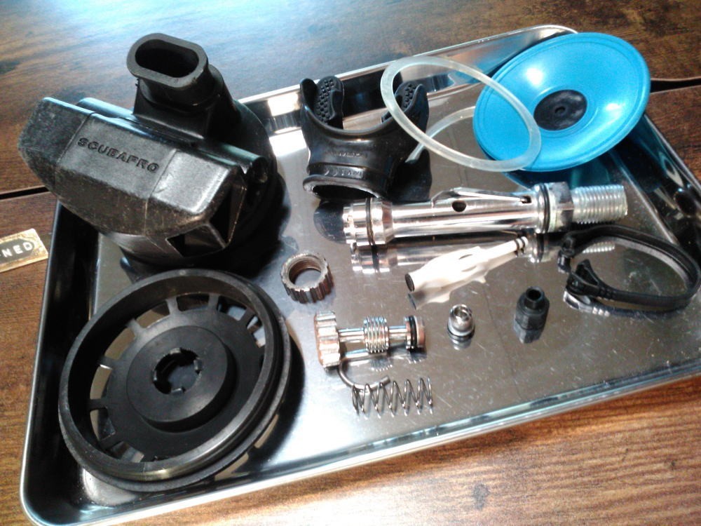 Scubapro G250 GRAPHITE Second-Stage. Pressure checked; no air leaks