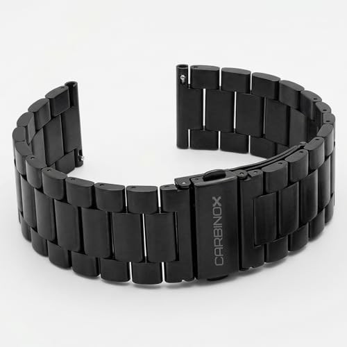 Band Durable 22mm Compatible Smartwatches Adjustable, Secure Stainless Steel