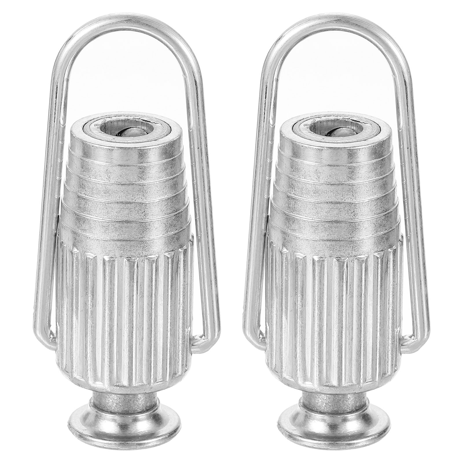 2Pcs Clothesline Tightener Aluminum Alloy Clothes Drying Line Tensioner Silver