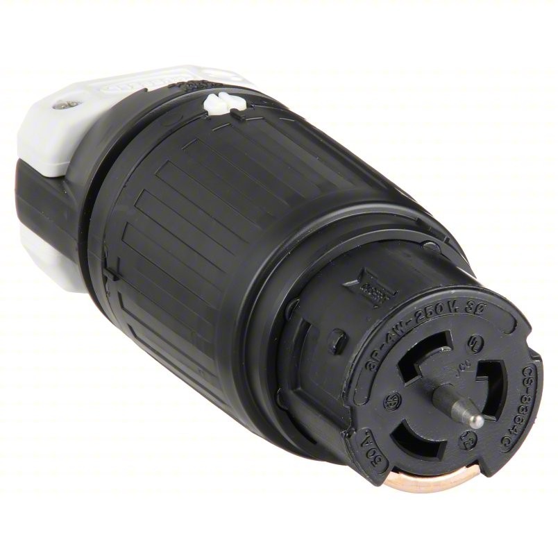 Hubbell CS8364 - 50 Amp, 3-Phase 250V AC, Non-NEMA, 3P, 4W, Locking Connector
