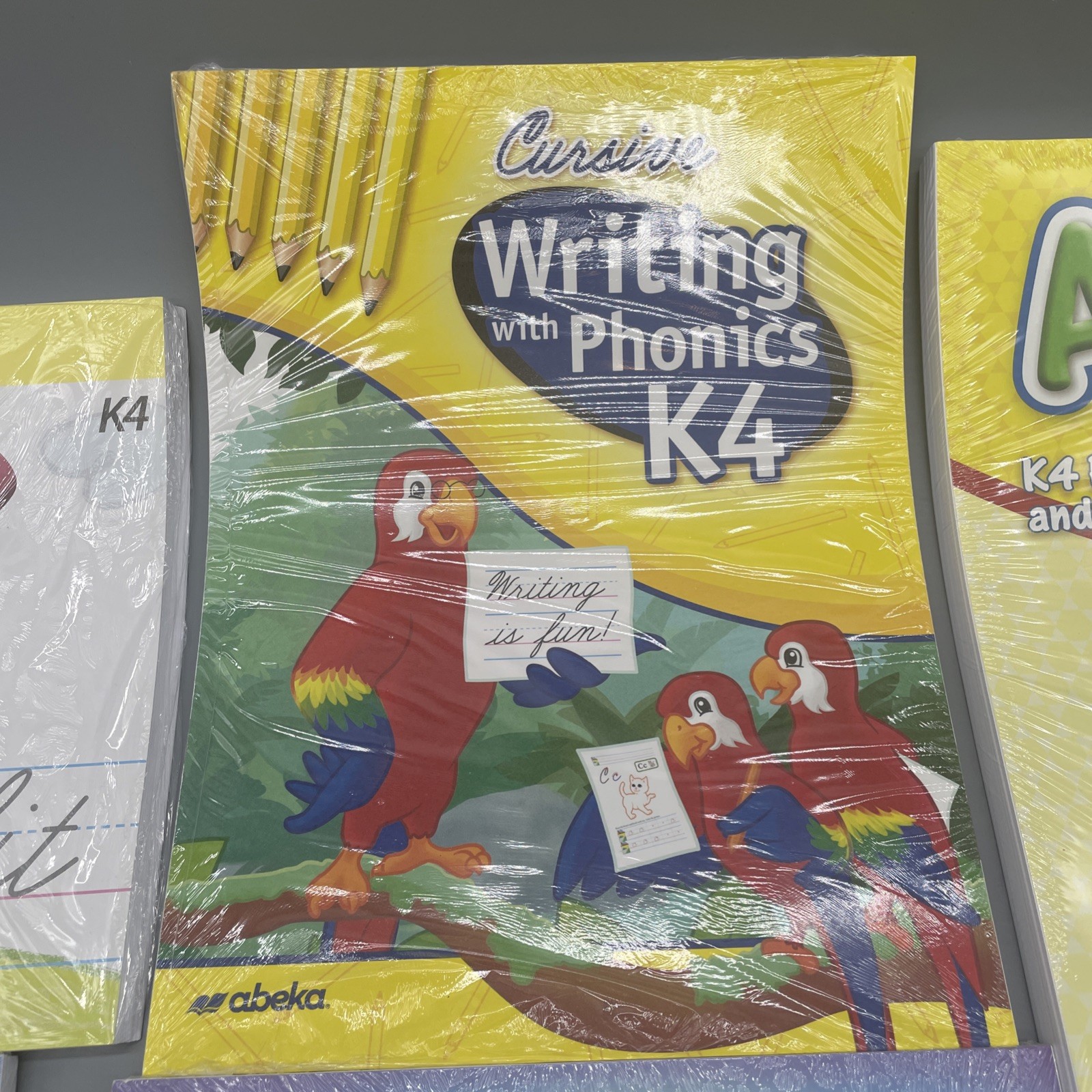 Abeka K4 Student Kit Cursive Unbound - All New Sealed
