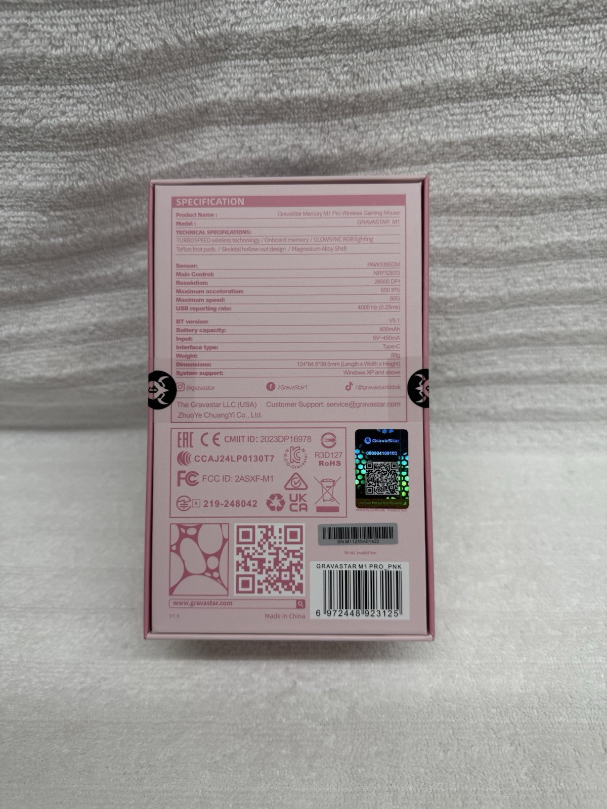 Gravastar Mercury M1 Pro Special Edition Sakura Pink